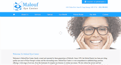 Desktop Screenshot of maloufeyecenter.com